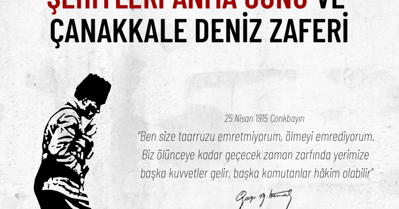 18 Mart Şehitleri Anma Günü ve Çanakkale Deniz Zaferi